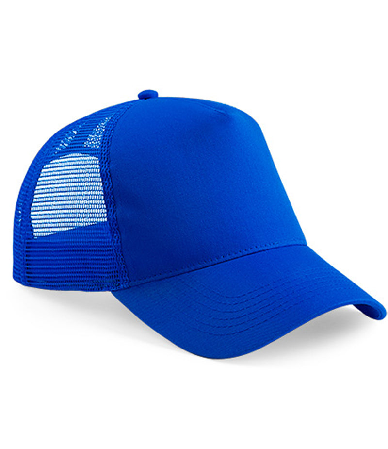 Load image into Gallery viewer, Beechfield Snapback Trucker Cap | Royal Blue
