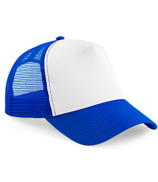 Beechfield Snapback Trucker Cap | Royal Blue/White
