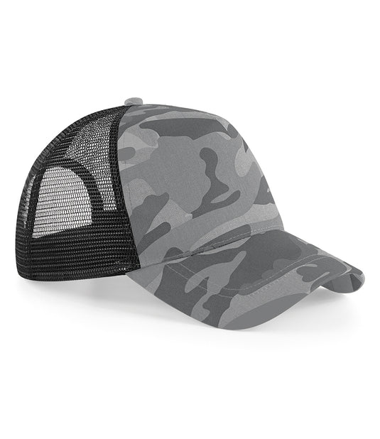 Beechfield Camo Snapback Trucker Cap BB694
