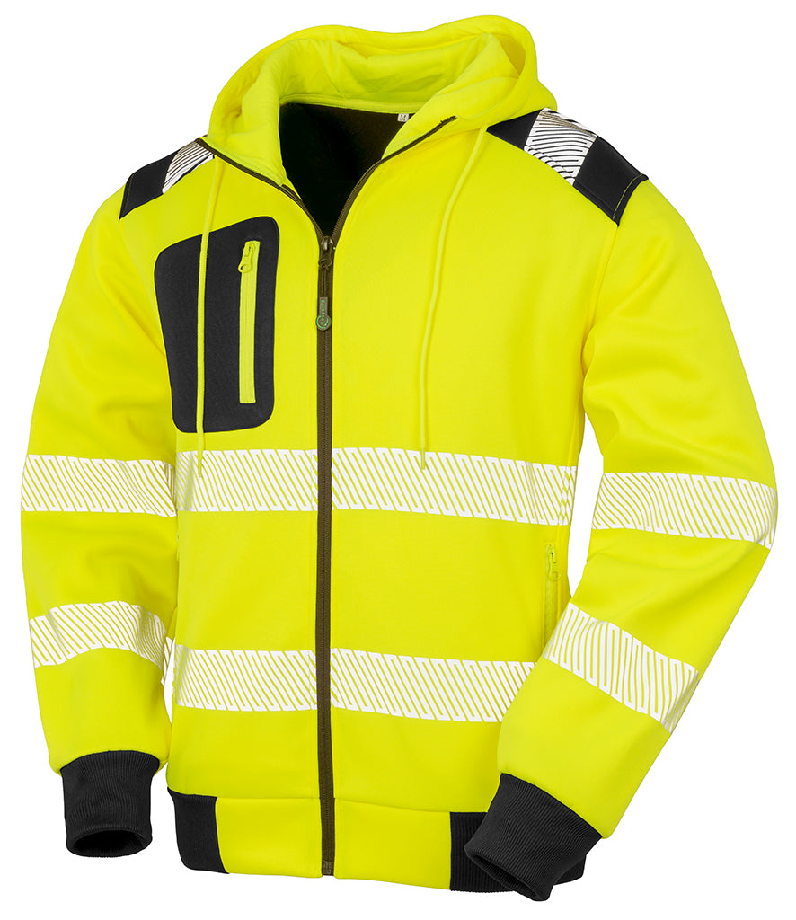 Result Genuine Recycled Safety Zip Hoodie RS503
YELLOW/FRONT