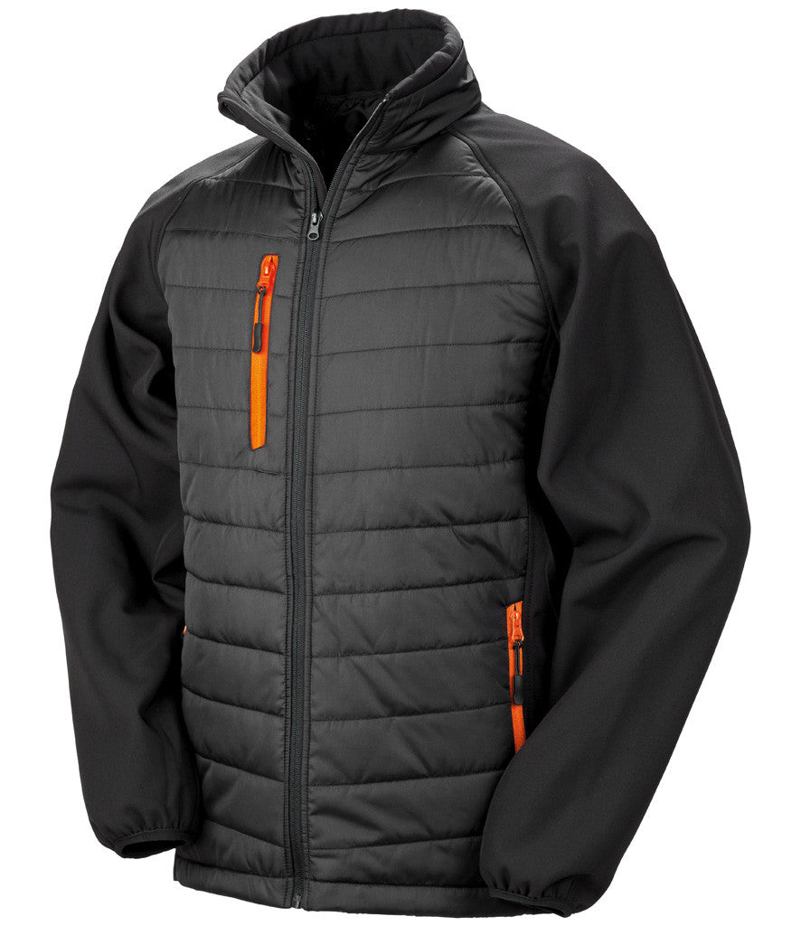 Result Genuine Recycled Compass Padded Jacket RS237
BLACK/ORANGE