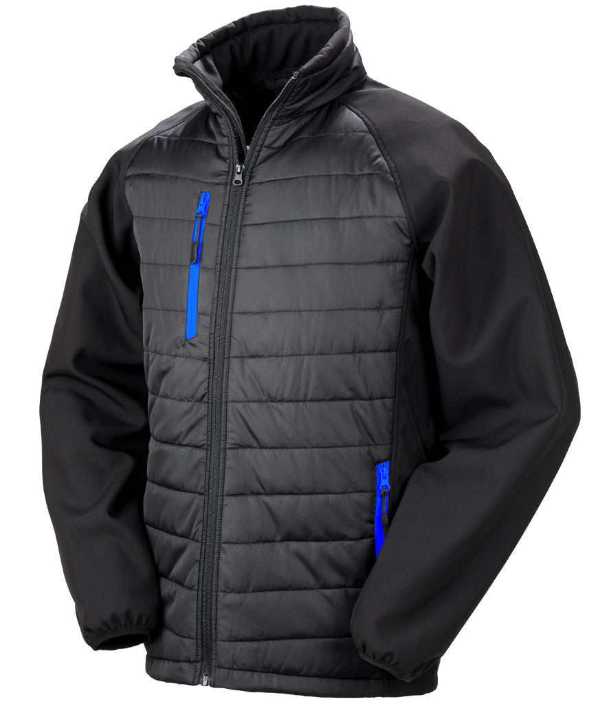 Result Genuine Recycled Compass Padded Jacket RS237
BLACK/BLUE