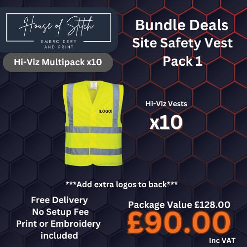 High-Viz Multipack x10 - Pro RTX High Visibility Waistcoats
